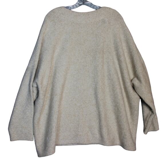 J. Jill Womens Cream‎ Knit Pullover Sweater with Alpaca blend Size 3X EUC - Picture 2 of 10